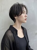 ヘアーメイクパウダー 天王寺寺田町店(Hair make powder) 大人可愛い20代30代40代小顔前下がりハンサムショート