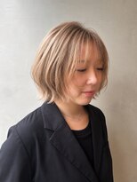 エル バイ ゼノン ビューティー(L by ZENON BEAUTY)&nbsp;ダークパープル/ナチュラルショート/ミルクブラウン/天王寺
