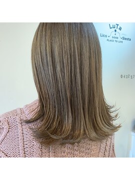 ルタ(LuTa by siesta＆LiCO) LuTa☆吉祥寺　ボブ×ミルクティーベージュ