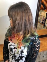 アルル ヘアー(ALULU HAIR) 個性際立つ『レインボーカラー』