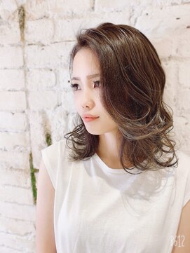 マルカ 調布(marca) おフェロ×かき上げ×透けベージュ