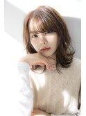 小顔外ハネミディアム☆☆20代30代40代大人かわいいくびれミディ