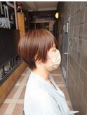 katachi大人女子ショート#30代40代マロンベージュ