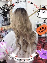 エデン ビークス チルドレン(EDeN Beeks children)&nbsp;#プルエクステ#エクステ#ホワイトカラー#グレイカラーで#ロング