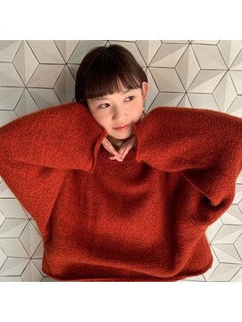 ナタン 自由が丘(NATHAN) ロブヘア×グレイアッシュ×ボブショート×小顔補正立体カット