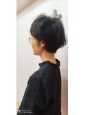 透明感×立体感 20代30代40代大人可愛い☆オン眉ショートボブ