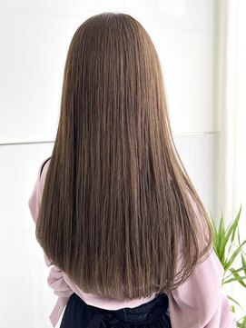 スウィープ 平尾(sweep) 【豊塚】髪質改善カスタムトリートメントのミルクティーベージュ