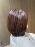 白髪ぼかしハイライトスタイル