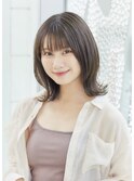 【池上まさよし】前髪ありレイヤーボブ × アッシュブラウン