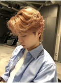 NEXT NEO石井／センターパートブリーチカラー