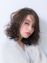 ベイショア(Bay Shore NY)&nbsp;大人可愛いグレージュボブ