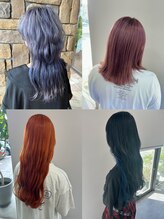 〈stylist 廣江〉#ブリーチカラー#ハイトーンカラー#暖色系カラー#寒色系カラー