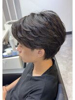 ブライト(Bright)&nbsp;フェザーパーマ風センターパート