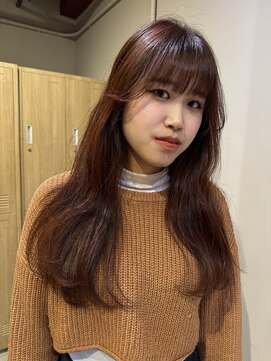 ローレンジウ(LOREN JU) 透明感髪質改善ベージュダブルカラーミルクティーグレージュ