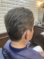 ルピナス 中田(Lupinus) ダンディーオールバック刈り上げスタイル