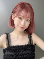 トルネード(TORNADO) ピンクカラー ピンクハイトーン内巻きレイヤーカットM1110