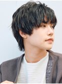 ビジネス 爽やか ニュアンスパーマ　ニュアンスデザイン 好感度