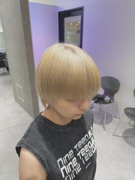 プライズ 成増店(prize) ブロンドベージュハイトーンダブルカラー成増