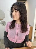 【haif】マッシュレイヤーカット　パーマ