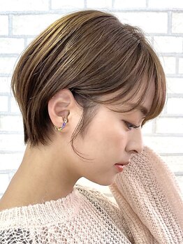オロ(ORO)の写真/技術力の高いOROならお洒落で大人可愛い垢抜けトレンドスタイルが叶う♪(ショートカット/ボブ)