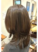 30代40代/エレガントスタイル／ミディアムレイヤー
