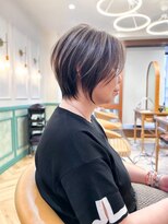 ロンド エメ 柏(Lond aimer) イメチェン×ブリーチなしダブルカラー髪質改善ショート[柏]