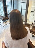 アッシュベージュ×髪質改善トリートメント