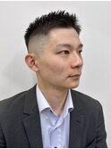 ビジネスマン　フェード　ベリーショート　barber