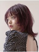 ミディアムレイヤー＊ハッシュカット＊顔周り＊顔周りレイヤー