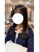 ラボヌール ヘアー エクラ(La Bonheur hair eclat) 《ワンカールレイヤー/オリーブグレージュ》