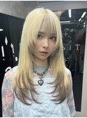 ケアブリーチ/インナーカラー/ハイトーンカラー/似合わせカット