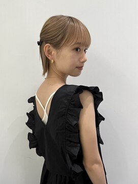 ジゼル 前橋(Giselle) ワンブリーチでミルクティーカラー◯