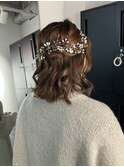 ハーフアップ