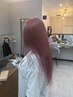 【OPEN記念】ダメージレスブリーチ＋透明感カラー￥15400