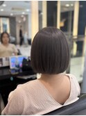 グレージュ　ミニボブ　AIR銀座タワー　藤本麻衣