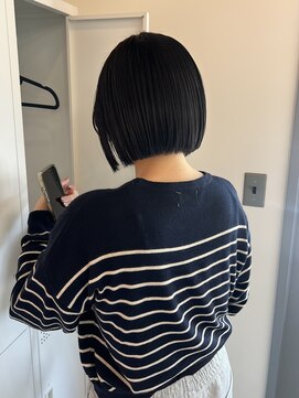 シエル 一社(cher) 首元スッキリ！顎ラインボブ