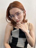 ヴィオットバイサロン(Viot by Salon)&nbsp;切りっぱなしボブ アプリコットオレンジ