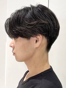 アビーファイブ(ABBEY 5) センターパートメンズカットメンズヘアニュアンスmen's
