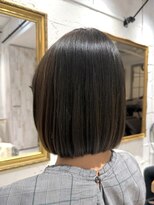 リビュー(re view)&nbsp;《MIRU》前下がりボブ/アッシュブラウンカラー