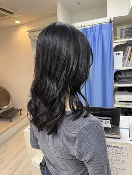 アルターシェリー(aL-ter che'rie) ブルーブラック/暗めカラー/グランマッシュ/デザインカラー/新籾