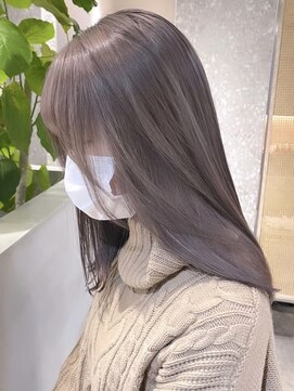 サンクマーケット 渋谷(cinq MARKET) 渋谷ダブルカラーミルクティーベージュマロンベージュカラー韓国