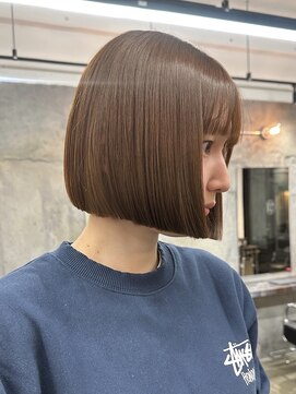 透明感ブラウン/ボブ