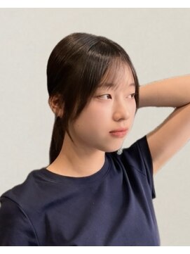 ソレ 森田店(SOLE.) 学生さんの結んでも可愛い顔周りカット