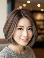 レヴィア(REVIA)&nbsp;白髪ぼかしハイライトブリーチミルクティーベージュ