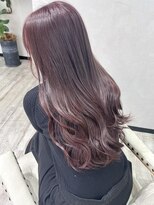 ベルヘアーデザイン 堺東(Belle hair Design) イメチェンワインレッドレイヤーカット韓国風イルミナカラー堺東
