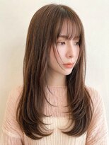 コア(CoRe.gn)&nbsp;透明感◎髪質改善カラー顔周りカット大人可愛い夏カラー