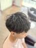 【男性限定】カット＆パーマ　￥9580～　かけ方により金額・時間が前後します