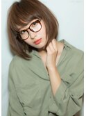 大人可愛い×ナチュラルなボブ