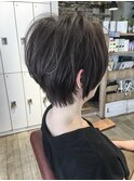 馬渡信一】アッシュベージュ×ショート