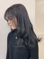 ラパンセヴェール(LA PENSEE VERT)&nbsp;韓国人風ヘア×ブルーブラックカラー